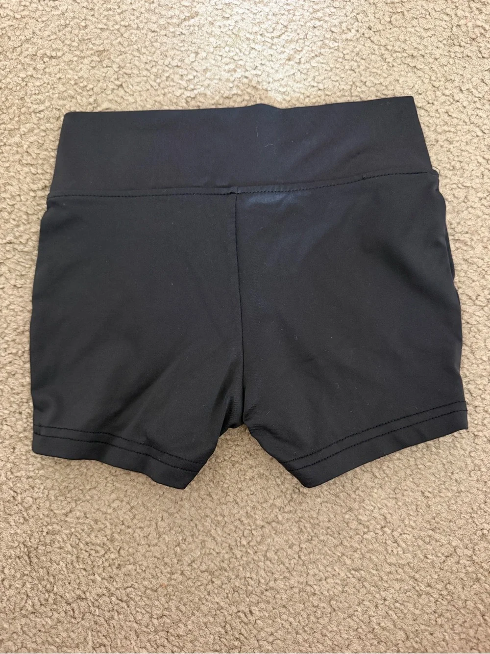Justice Black Girls' Athletic Shorts
